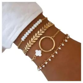 bransoletka-4w1-zestaw-bransoletek-na-reke-boho-zlote-bransoletki-4-szt