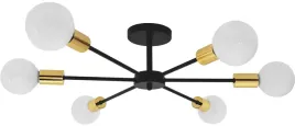lampa-sufitowa-zyrandol-plafon-pajak-zlota-czarna-e27-black-gold