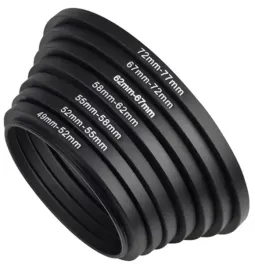 redukcja-komplet-redukcji-filtrowych-49-52-55-58-62-67-72mm-step-up-7szt