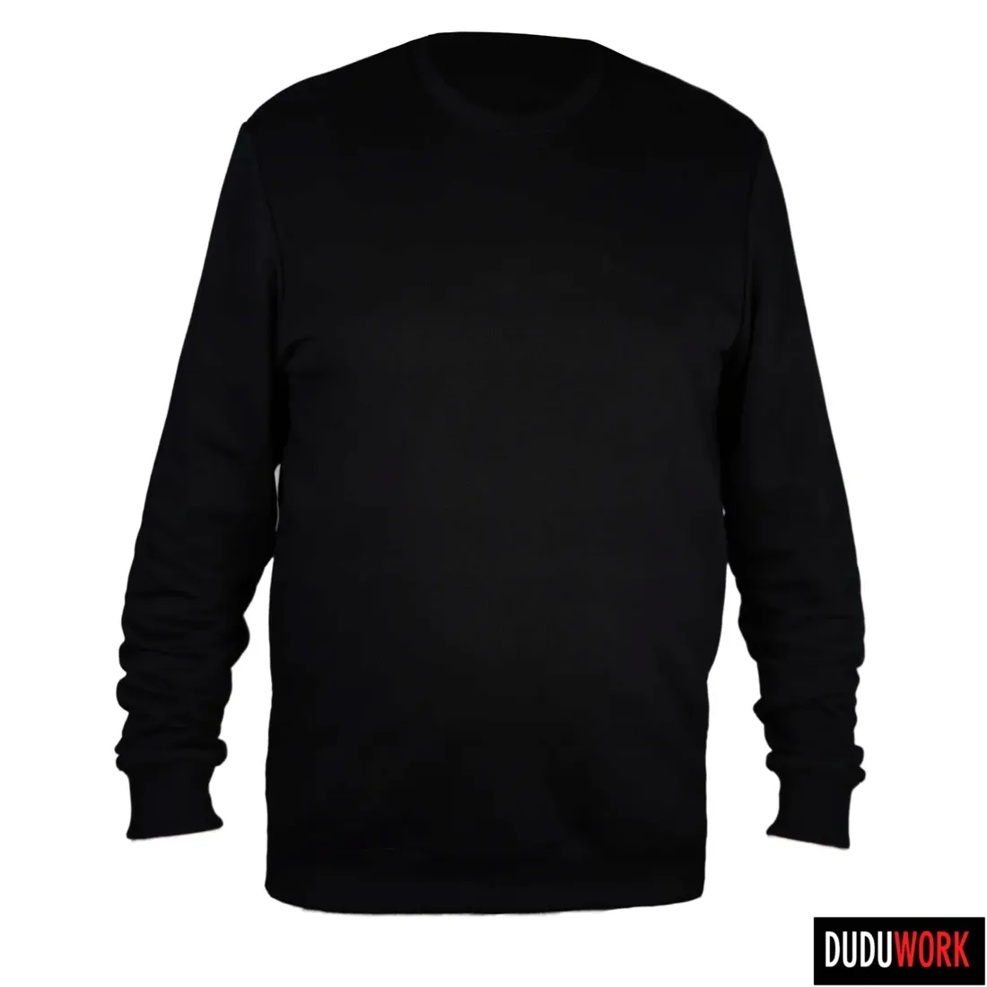 bluza-bez-kaptura-duduwork-czarna-m