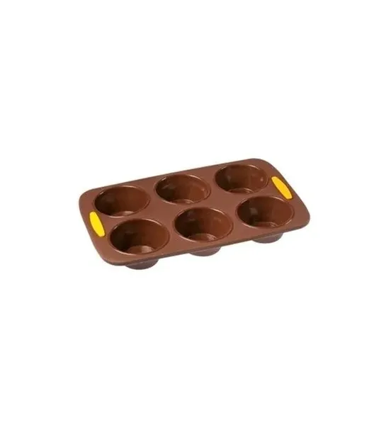 pav-muffin-forma-do-babeczek-x-6-brazowa-flatty-marka-pavoni