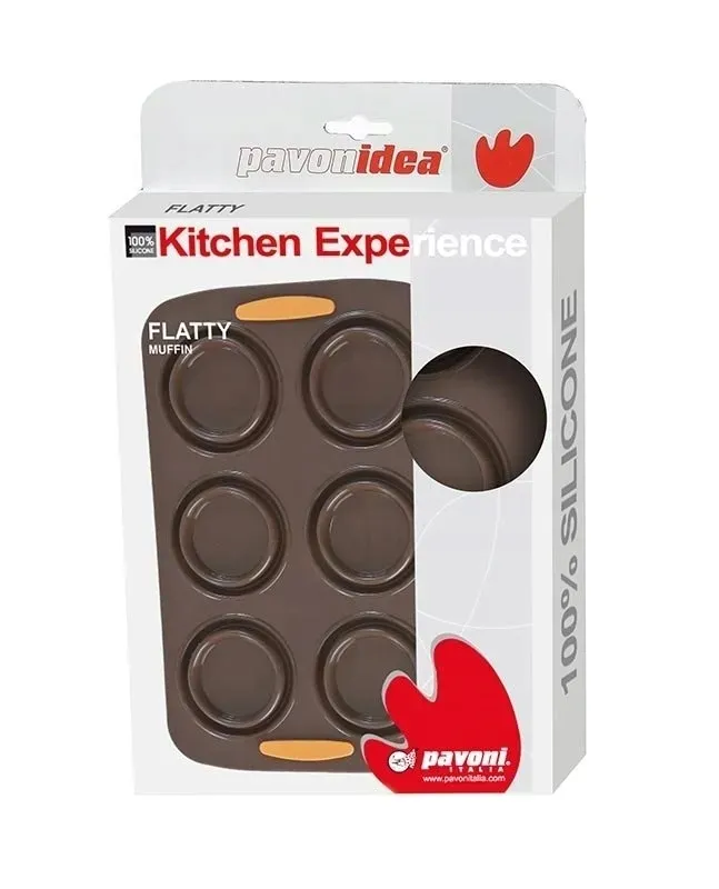 pav-muffin-forma-do-babeczek-x-6-brazowa-flatty-stan-nowy