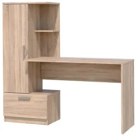 biurko-z-regalem-komputerowe-szkolne-z-polkami-szuflada-nowoczesne-kolory