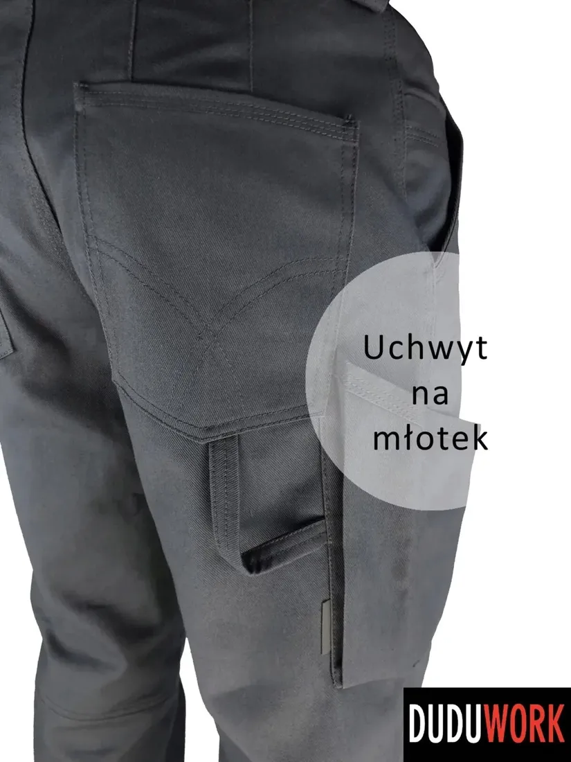spodnie-robocze-duduwork-trudnopalne-szare-52-stan-nowy