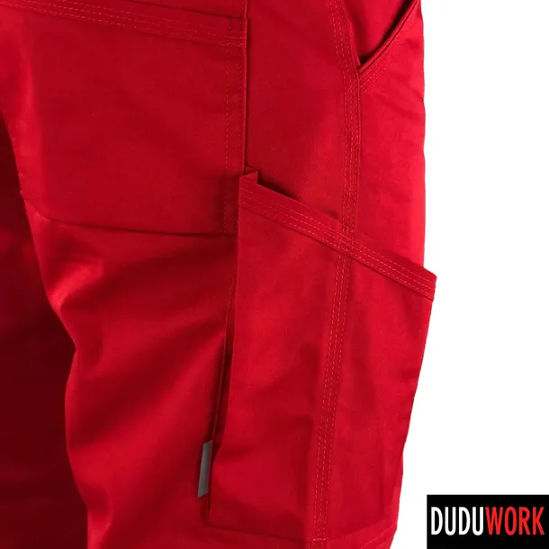 spodnie-robocze-duduwork-czerwone-nakolanniki-48-stan-nowy-marka-duduwork