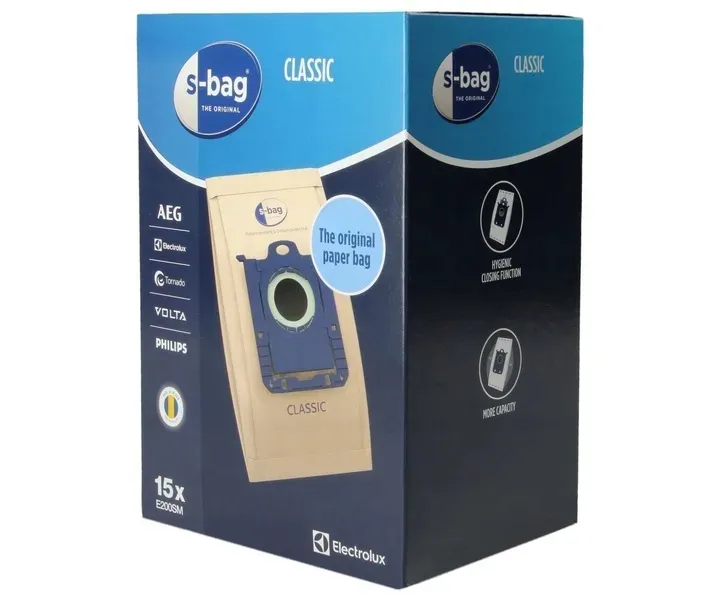 worki-s-bag-e200m-do-classic-silence-15-szt-cechy-dodatkowe-aeg-electrolux-philips-klasa-filtracji-hepa-h10-epa-e10-rodzaj-worka-papier-do-odkurzaczy-s-bag