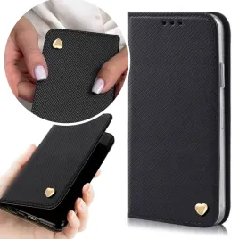 etui-do-iphone-16-pro-obudowa-czarne-ksiazkowe-z-klapka-portfel-serduszko