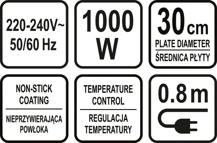 lund-67470-nalesnikarka-1000w-30cm-stan-opakowania-oryginalne