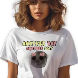 koszulka-damska-biala-another-day-another-slay-t-shirt-tiktok-zabawne-wz-l