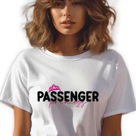 koszulka-damska-biala-passenger-princess-t-shirt-tiktok-zabawne-wzory-xs