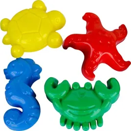 foremki-morskie-do-piasku-4-sztuki-krab-zolw-rozgwiazda-konik-mix-kolorow