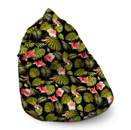 pufa-sako-worek-fotel-siedzisko-80x120-cm-czarna-w-monstery-hibiskusy
