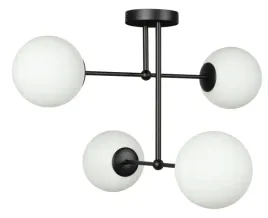 lampa-sufitowa-czarna-milano-tower-4-klosze-mleczne-kule