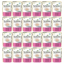 schesir-single-dish-fileciki-z-kurczaka-szynka-mokra-karma-dla-kota-24x50g