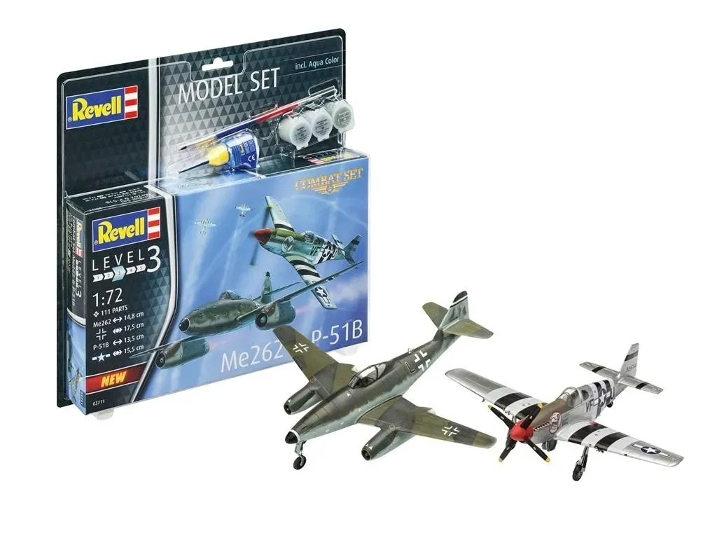 model-set-messerschmitt-me262-p-51b-mustang