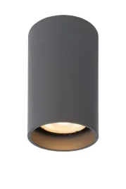 lampa-oprawa-punktowa-sufitowa-szara-tuba-okragla-spot-z-zarowka-lucide