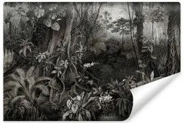 fototapeta-do-salonu-abstrakcyjna-dzungla-natura-styl-vintage-450x300