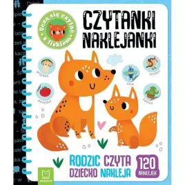 czytanki-naklejanki-z-liskiem-rodzic-czyta-dziecko-nakleja-naklejki