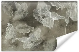 fototapeta-do-salonu-egzotyczne-liscie-styl-glamour-beton-450x300