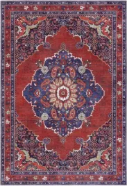 dywan-orientalny-do-salonu-200x290cm-czerwono-granatowy-plaskotkany