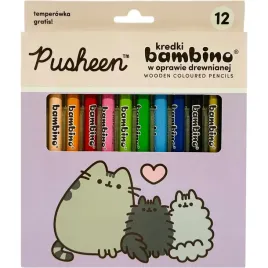 kredki-bambino-jumbo-grube-w-drewnianej-oprawie-z-nadrukiem-pusheen-12szt