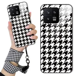etui-do-xiaomi-13-obudowa-case-glass-szklane-quick-smycz-pepitka-kratka