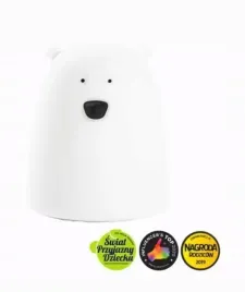 mis-maly-lampka-silikonowa-biala-rabbit-and-friends