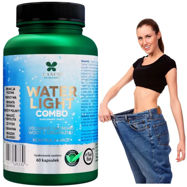 Water Light Combo - Usuwanie nadmiaru wody w organizmie ODCHUDZANIE 60 kaps