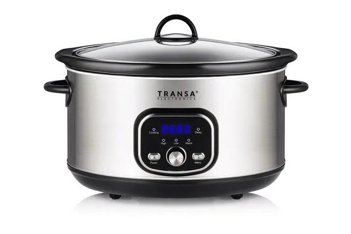 wolnowar-garnek-ceramiczny-programator-transa-electronics-45l-280w-funkcje-urzadzenia-opozniony-start-regulacja-temperatury-podtrzymywanie-temperatury