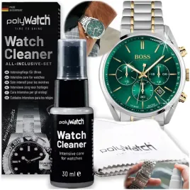 plyn-do-czyszczenia-zegarkow-polywatch-duzy-zestaw-2x-sciereczka-pro