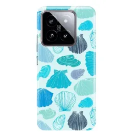 etui-do-xiaomi-14-sea-life-water-ocean-niebieskie-morskie-wiele-wzorow