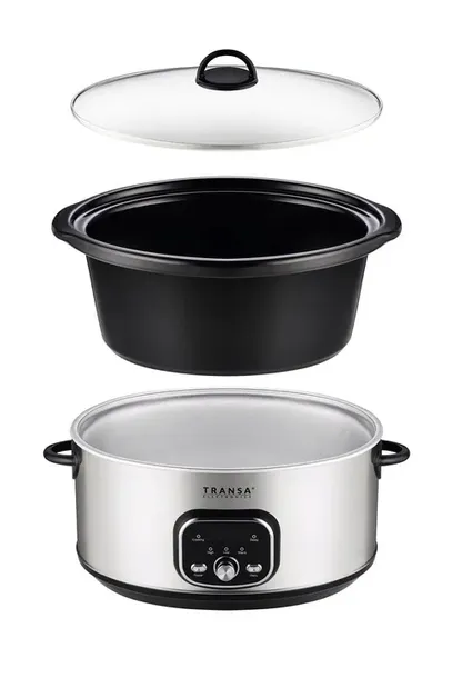 wolnowar-garnek-ceramiczny-programator-transa-electronics-65l-320w-cechy-dodatkowe-moc-320w-naczynie-ceramiczne-wyjmowane-o-pojemnosci-65-l-zaroodporna-szklana-pokrywka-z-uchwytem-program-high-ok-90c-i-low-ok-75-80c-tryb-warm-podtrzymywanie-temperatury-funkcja-delay-opoznienie-startu-do-16-godzin-powierzchnia-ze-szczotkowanej-stali-nierdzewnej-cyfrowy-czytelny-wyswietlacz-lcd-do-delikatnego-duszenia-i-gotowania-dan-produkt-oryginalny-zabezpieczony-bezposrednio-od-producenta