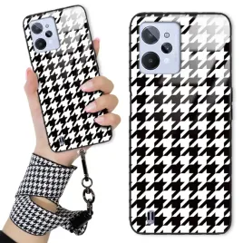 etui-do-realme-c31-obudowa-case-glass-szklane-quick-smycz-pepitka-kratka