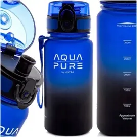 bidon-aqua-pure-astra-butelka-na-wode-400ml-tritan-szkolny-niebieski-czarny