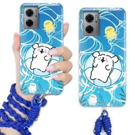 etui-do-xiaomi-redmi-10-5g-ze-sznurkiem-quick-kawaii-dogs-wzory