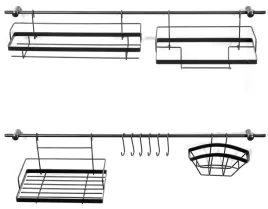 relingi-kuchenny-16-elementow-kolor-czarny-150cm