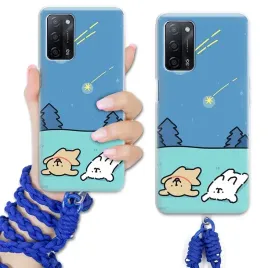 etui-do-oppo-a55-5g-sznurek-blue-quick-wzory-kawaii-dogs