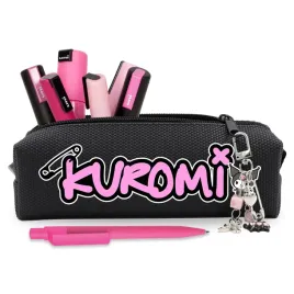 piornik-czarny-breloczek-tuba-wyprawka-do-szkoly-prezent-dla-fana-kuromi