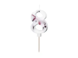 swieczka-urodzinowa-cyfra-8-biala-z-platkami-kwiatow-8-cm