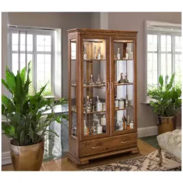 witryna-szafa-debowa-meble-dab-naturalny-do-salonu-classic-2d1s-110-cm