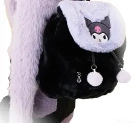 plecak-kuromi-duzy-plecak-puszysty-ramiaczka-regulowane-czarny-plecak