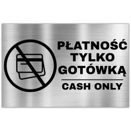 tabliczka-dibond-32x21-srebrny-cash-only-wzory