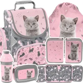 tornister-szkolny-plecak-dla-dziewczynki-do-1-klasy-kot-kotek-5-elementow