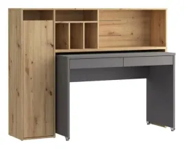 biurko-z-nadstawka-trynidad-egrb331l-dab-artisan-uni-wolfram-szary-forte