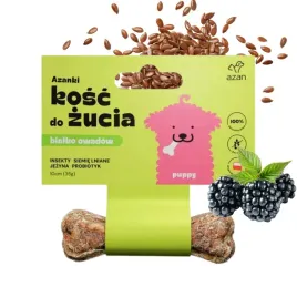 azanki-puppy-mini-kosc-z-insektami-siemieniem-jezyna-i-probiotykiem-10cm