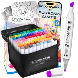 markery-alkoholowe-80-szt-mazaki-pisaki-flamastry-dwustronne-rawmark-torba