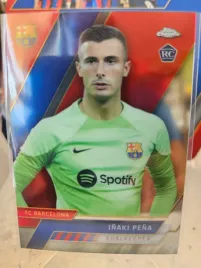 topps-chrome-22-23-fc-barcelona-inaki-pena-rookie-cards