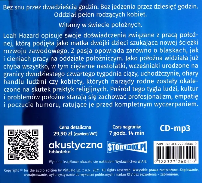 zawod-polozna-audiobook-autor-leah-hazard