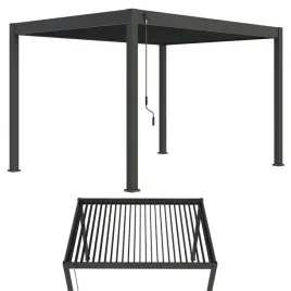 pergola-tarasowa-ogrodowa-na-taras-elegance-3x4-antracyt-z-dachem-czarna