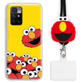 etui-do-xiaomi-redmi-10-zestaw-case-sznurek-czarny-elmo-ulica-sezamkowa-wz